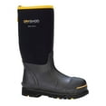 thumbnail image 1 of DRYSHOD Botte de Travail Imperméable à Embout d'Acier pour Homme Noir/jaune - STT-UH-BK, 1 of 7