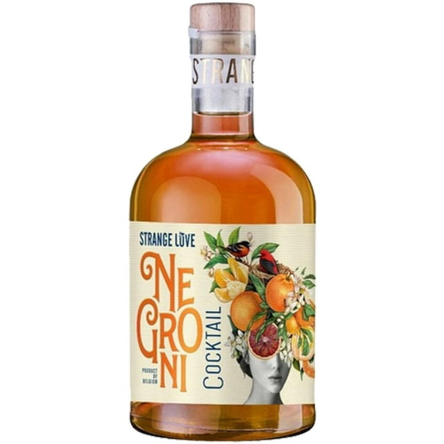 Pack de 4 Ginebra Strange Luve Negroni 700 ml