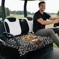 thumbnail image 5 of XYZCANDO Cow Print Highland Cow Golf Cart Seat Cover with 4 Pockets | Universal Non-slip Washable Protector for 2-Seat Golf Carts, 5 of 9