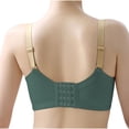 thumbnail image 4 of Women's Plus Size Wireless Bra, Adjustable Breathable Lace Thin Cup Seamless Full Coverage Comfort Support for Everyday Wear, 4 of 5