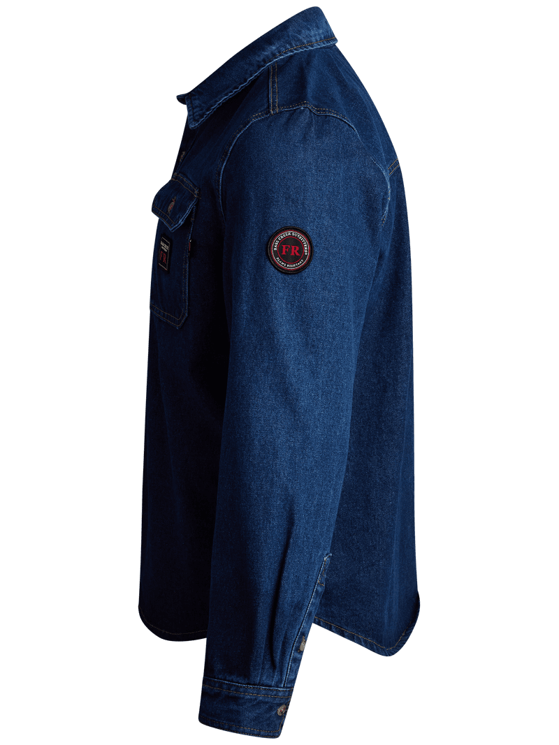Bass Creek Outfitters men's FR Denim Work Shirt - 11 cal/cm2