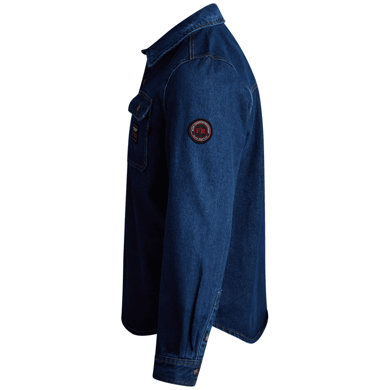 Bass Creek Outfitters Men's Flame Resistant Denim Work Shirt photo 5