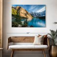 thumbnail image 3 of Elephant Stock Glorious Moraine Lake Wall Art - Horizontal Canvas Wall Art - Living Room Wall Decor - Nature Canvas - Beige And Blue Decor - 48" x 32", 3 of 8