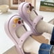 thumbnail image 3 of Nuevos zapatos Mary Jane con agujeros, sandalias de bricolaje con dibujos animados para mujer, verano, antideslizantes, suela gruesa, dos usos, Baotou, zapatos exteriores de EVA, 3 of 5