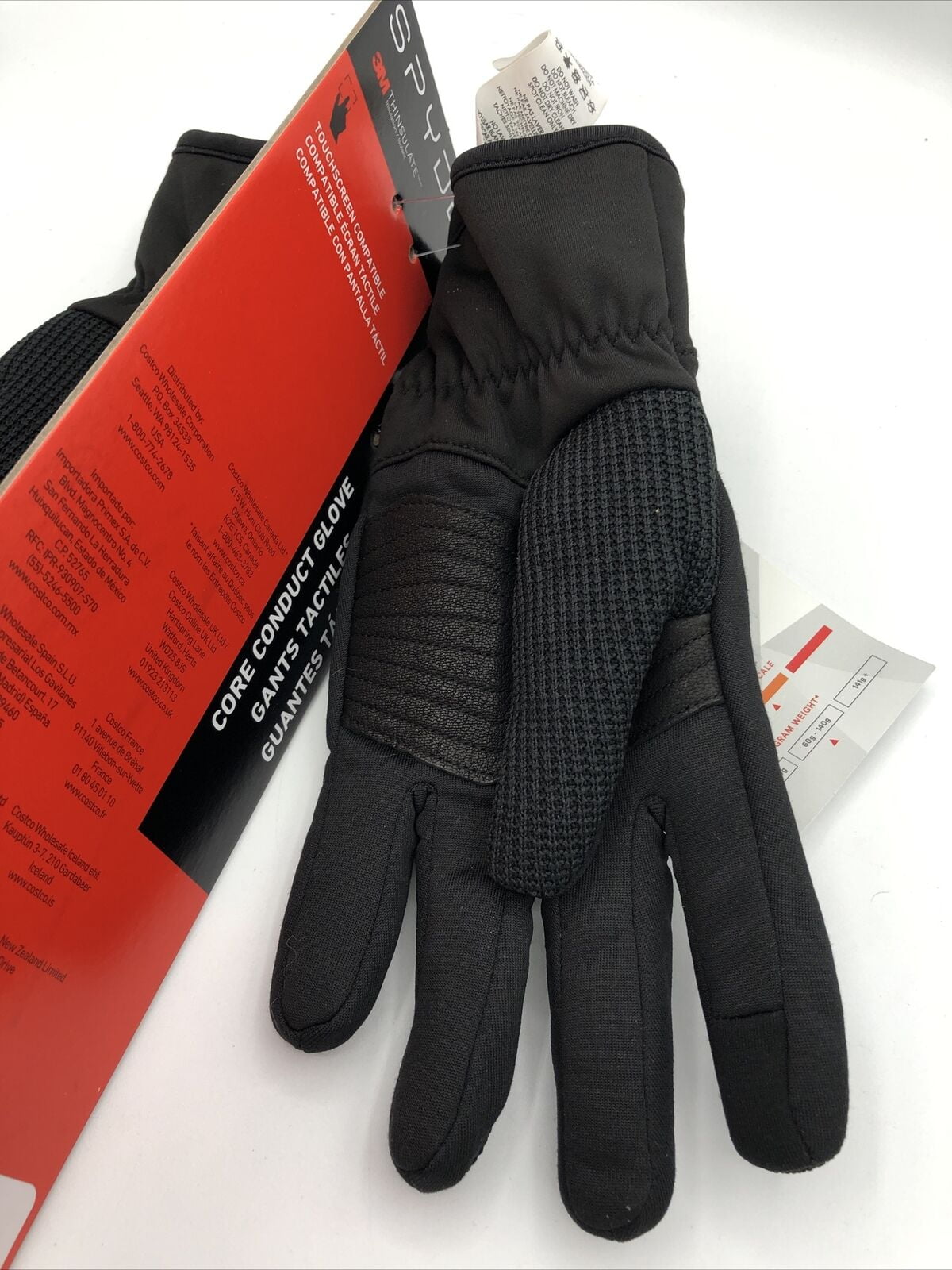 Spyder Core Gloves ~ Spyder Leather Core Conduct Glove