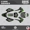 Green, variant on Kalair GFX Graphics Kit for Kawasaki KX100 (2001-2013) Core Series