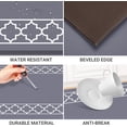 thumbnail image 2 of Anti-Fatigue Kitchen Mat - 2 PCS Waterproof Memory Foam Standing Desk and Floor Mat for House, Office, and Kitchen - Grey, 2 of 5