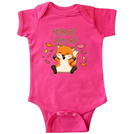 

Inktastic Mommy Loves Me!- Cute Baby Fox Gift Baby Boy or Baby Girl Bodysuit