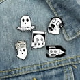 thumbnail image 1 of 5Pcs Brooch Pins Set Enamel Brooches Badges Cute Decorative Pins, 1 of 8