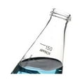 thumbnail image 4 of 2Pcs Erlenmeyer Flask with Black Screw Cap, 1.7oz 100ml, Borosilicate Glassware with Printed Graduation, 4 of 8