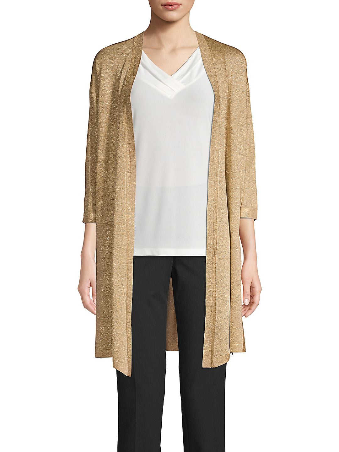 long glitter cardigan
