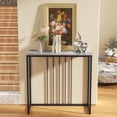thumbnail image 5 of Wisfor Simple Narrow Entryway Console Table Living Room Sofa End Table, 31.50x11.81x30.71". Glossy Jaded-White, 5 of 11