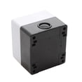 thumbnail image 4 of Shopcorp - Push Button Switch Control Station Box - 22mm Single Push Button Hole, Dustproof and Waterproof, 1NO or 1NC, Abs Material, JL-BX1 Model (Black and White), 4 of 6