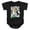 Daffy Duck, variant on Taz Hangry Unisex Infant Snap Suit for Baby (6 Months) Black