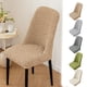 thumbnail image 1 of Fundas De Silla De Poliéster Fundas elásticas para silla de comedor, color beige, lavables, de nailon y elastano, con cojín y respaldo (1 unidad) JASKFLY, 1 of 9