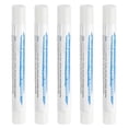 thumbnail image 1 of Uxcell 5 piezas de palos de relleno de madera, crayones de cera para retoque de muebles para reparar arañazos, grietas y agujeros en mesas y pisos de madera, blanco puro, 1 of 7