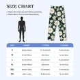 thumbnail image 4 of Fotbe White Daisies and Bee Pantalones de Pijama para Hombre, Pantalones de Dormir, Pantalones de Casa con Cintura Ajustable y Bolsillos-Large, 4 of 6