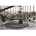 thumbnail image 2 of HomeRoots 482698 67 x 51 x 14 in. Gray Elm & Gold Four Tier Zig Zag Bookcase, 2 of 5