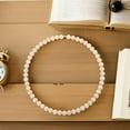 thumbnail image 4 of BESTYASH 2pcs Rustic Bead Ring with Stainless Steel Hoop Light Brown for Holiday Party, 4 of 8