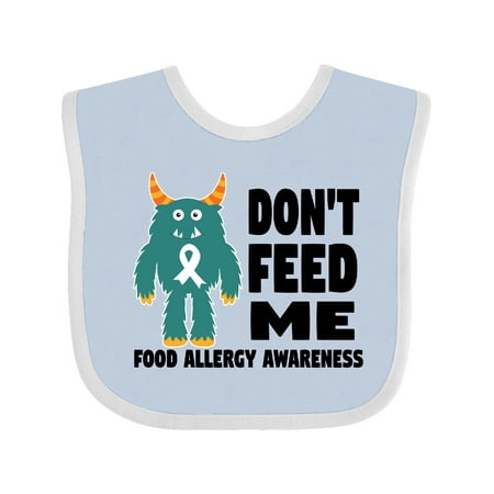 

Inktastic Dont Feed Me with Monster Boys or Girls Baby Bib