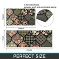 thumbnail image 7 of Pioneer Flower Floral Print Pattern Kitchen Rugs Sets Of 2,Anti Fatigue Kitchen Mat Rugs Non Slip Washable,Decorative Kitchen Floor Mats for Kitchen,Sink,Laundry,17"x30"+17"x47", 7 of 7