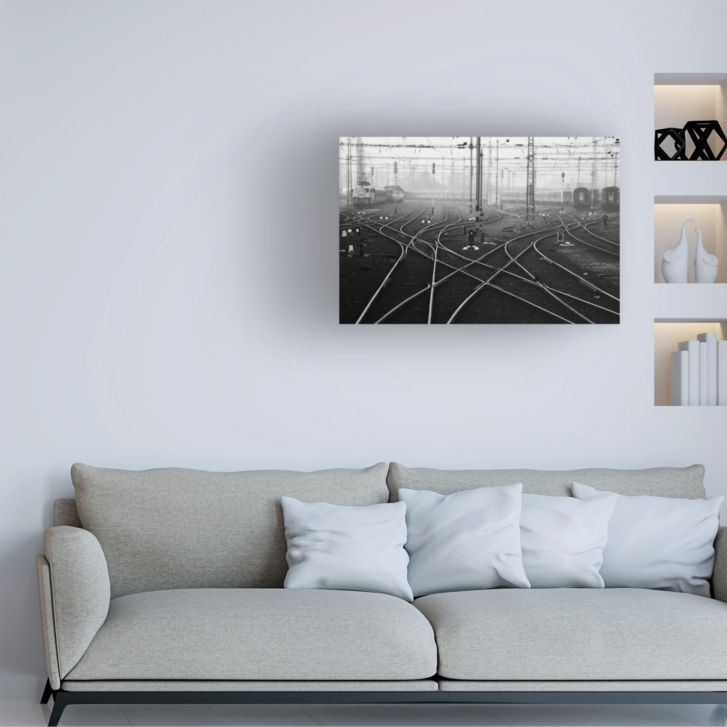 Nicoleta Gabor 'Im A November Passenger' Canvas Art