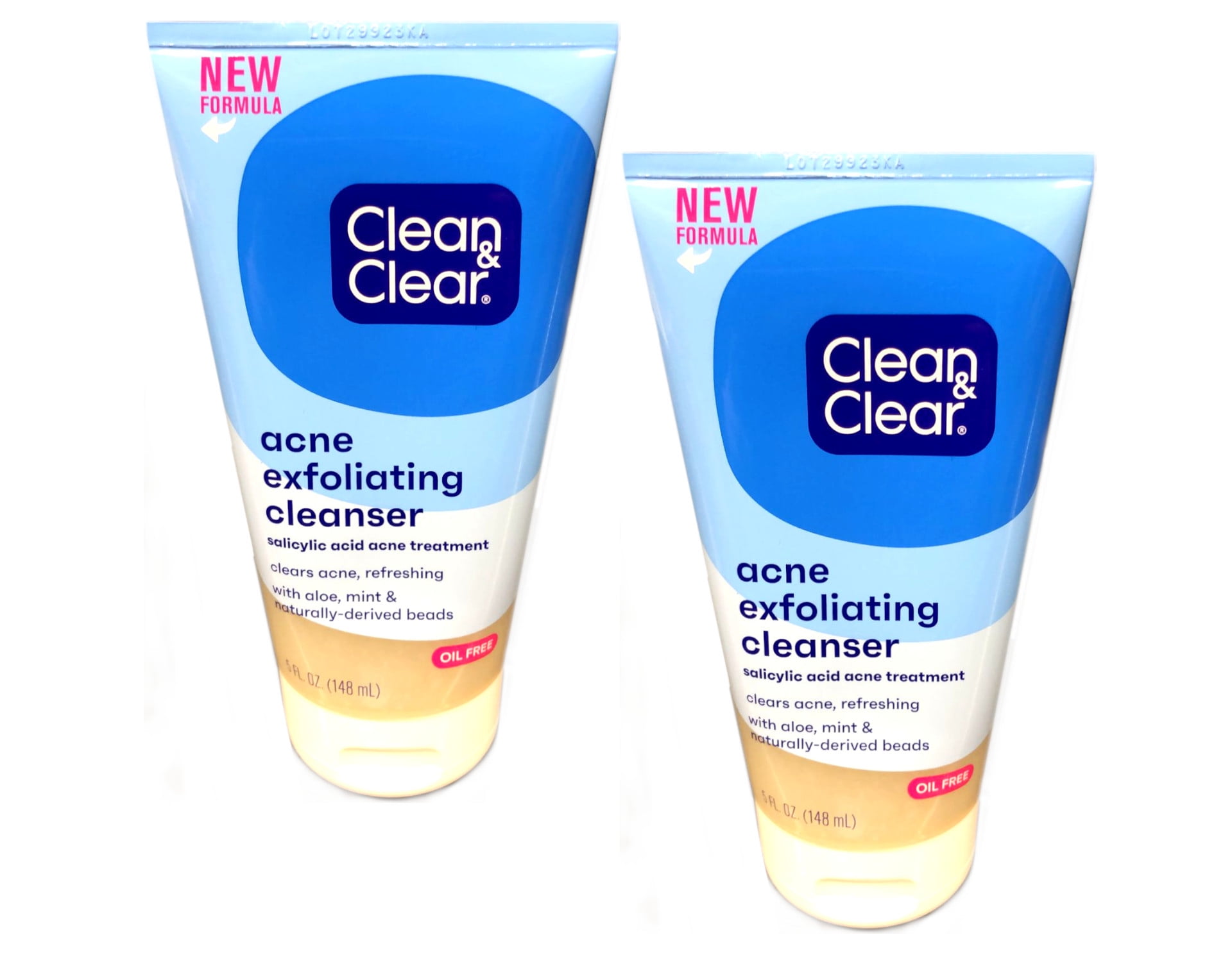 Clean & Clear Acne Triple Clear Exfoliating Scrub, Oil Free 5 oz