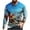 Blue, variant on Aoochasliy Mens Hoodies Pullover Christmas Clearance Xmas Pullover Bow-knot 3D Printing Round Neck Long Sleeve Blouse Tops