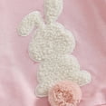 thumbnail image 4 of Staki Baby Girl Cute Outfit Bunny Little Girls Outfits 2 Piece Toddler Long Sleeve Sweatshirt Leggings Pants Fall Winter Clothing Set 6-24M 2-3Y(Pink,2-3 Years), 4 of 8