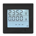 thumbnail image 2 of Digital AC Voltmeter Ammeter, Reset Function Voltage Current Power Energy Meter 80-300V LCD Display Electric Overload Alarm  For Home, 2 of 8