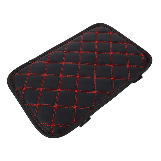 BESTYASH Cojín Para Descansabrazos De Automóvil Negro Ideal Para Consola Central Con Soporte Ergonómico