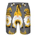 thumbnail image 3 of Balery Bee Kind Traje de Baño Estilo Hawaiano para Hombre, Shorts de Secado Rápido con Bolsillos-X-Large, 3 of 6