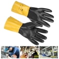 thumbnail image 4 of Guantes Reutilizables Para Trabajos Pesados, Resistentes Al Aceite Resistencia A Los ácidos Y álcalis Guantes De Trabajo De Seguridad Recubiertos De PVC Algodón Para Maquinaria, 4 of 8