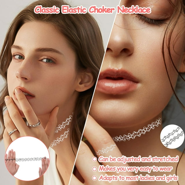 Maytalsory 12pcs/set Add Touch Of Fashion With Unique And Delicate Stretch Choker Good Multicolor 1Set