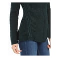 thumbnail image 3 of STYLE & COMPANY Womens Green Textured Speckle Long Sleeve Jewel Neck T-Shirt Petites PP, 3 of 4
