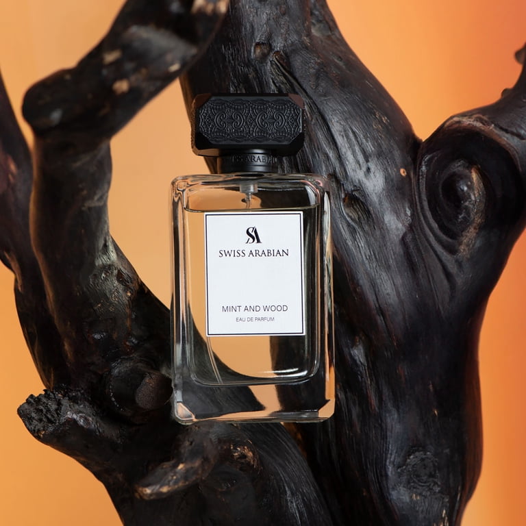Swiss Arabian Mint and Wood, Perfume for Men, 3.4 oz EDP Spray