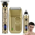 thumbnail image 4 of yeacher All-in-One Men's Grooming Kit: 3-in-1 Electric Hair Clipper, Beard Trimmer, and Nose Hair Trimmer with Precision Blades for Professional Styling, 4 of 6
