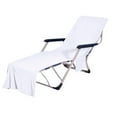 thumbnail image 2 of Lounge Chair Towel, 1 Pack Beach Towel Microfiber Pool Lounge Chair Cover Lawn Chair Cover Patio Chair Cover with Pockets for Pool Garden Sun Lounger Sunbathing, 82.5''x27.5'', 2 of 8