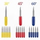 thumbnail image 2 of 15pcs Plotter Cutter Blades Set (30/45/60 Degree) for Vinyl Cutting Machines, 2 of 5
