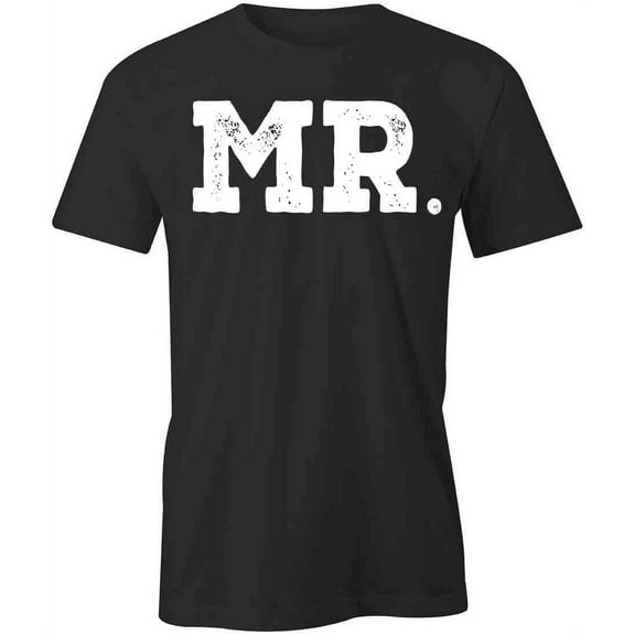 Mr. T-Shirt | Happily Married Black Tee Gift