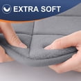 thumbnail image 4 of Simmore Memory Foam Bathroom Rugs, Ultra Soft Absorbent Bath Mat for Bathroom Floor, Tub, Shower, Medium Grey, 24 x 16, 4 of 7