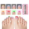 thumbnail image 1 of Puntas para uñas French Tip Toe NOVO OVO 240 unidades, 15 tamaños, 1 of 8