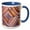 Blue/White, variant on 3drose, Mexico, Baja, San Ignacio, Mission Wooden Doorway - Sa13 Rti0013 - Rob Tilley, 11oz Mug