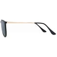 thumbnail image 3 of styleBREAKER women's sunglasses with oval lenses and metal temples | Plastic, 3 of 5