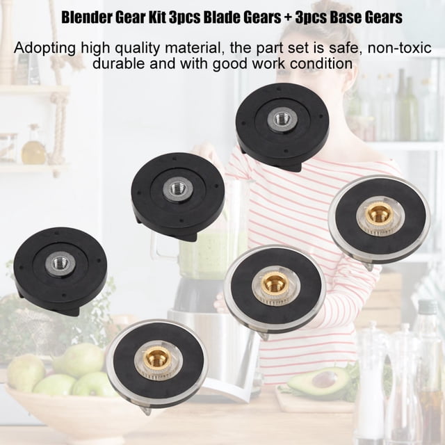 Blender Gears,3pcs Rubber Blade Gears Blender Rubber Gear Blender Part World-Class Design