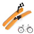 thumbnail image 1 of GLFILL Adjustable Bike Mudguards - Mudguard Set for Front and Rear Cycling Protection Orange, 1 of 9