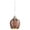 Multi-Colored, variant on Elk Home 5-Inch Wide Fusion Mini Pendant, Transitional, Satin Nickel - White