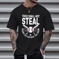 thumbnail image 2 of JLFKNG Mens Summer T-Shirts Summer Baseball Graphic Plus Size T Shirt Printed Solid Color Short Sleeve Fit For Hiking, Camping Or Other Outdoor Sports, 2 of 5