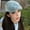 Light blue, variant on Early Autumn New Cold Age -Reducing Water Washing Denim Bunar Hat Girl Face Face Face Small All -Match Painter Cap