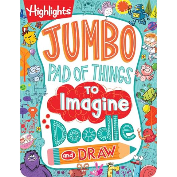 Pre-Owned Jumbo Pad of Things to Imagine, Doodle, and Draw, 9781629798400, 1629798401, Paperback,
